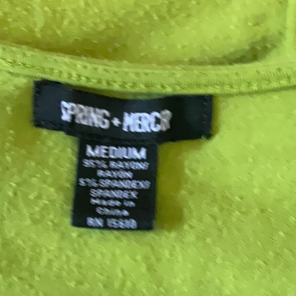 Spring Mercer medium green shirt - Picture 3 of 3